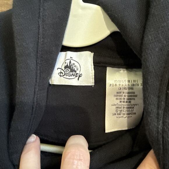 Disney World 2024 Mickey Mouse Hoodie Character Icons Figment 4 Parks Neon Large - Picture 5 of 5